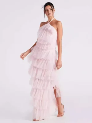 Robe froufrou à volant élégante : Sophie