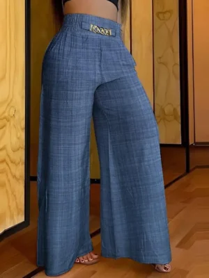 Pantalon palazzo femme ronde : Élégance