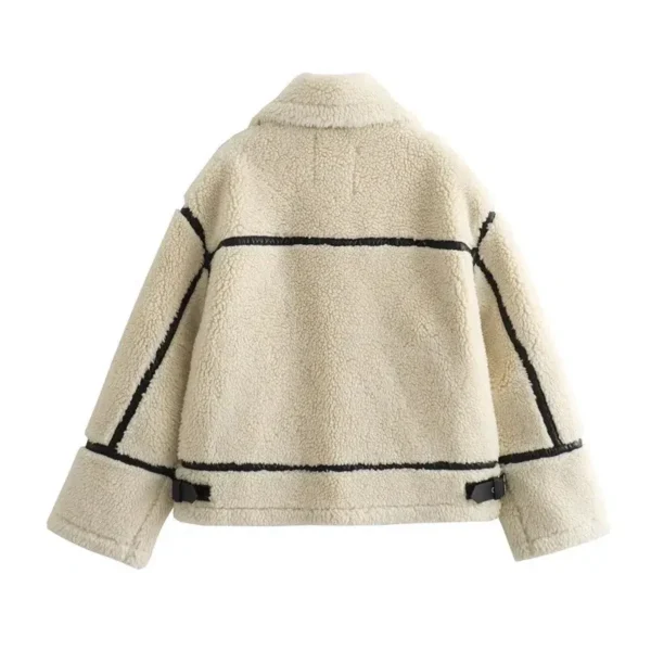 Veste moumoute oversize en coupe ample : Aurora – Image 9