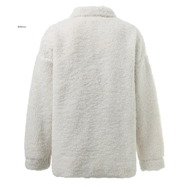 Surchemise moumoute ultra cosy : Livia – Image 4