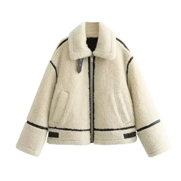 Veste moumoute oversize en coupe ample : Aurora – Image 6