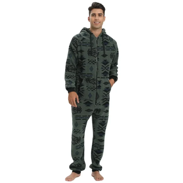 Grenouillère polaire homme au motif camouflage : Orion – Image 13