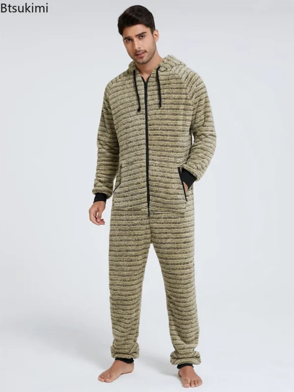 Grenouillère polaire homme au motif camouflage : Orion – Image 4