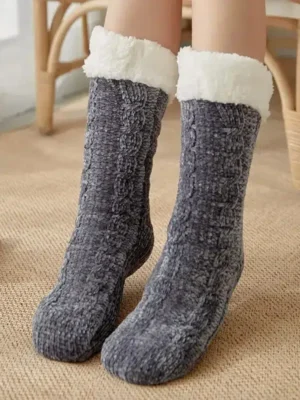 Chaussette molletonnée douce pour un confort ultime : CosyFeet