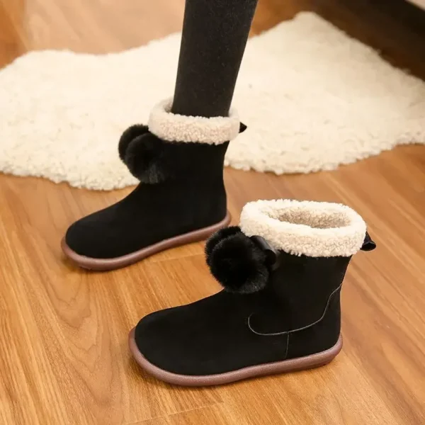 Botte moumoute femme : Élégance Cocooning – Image 4