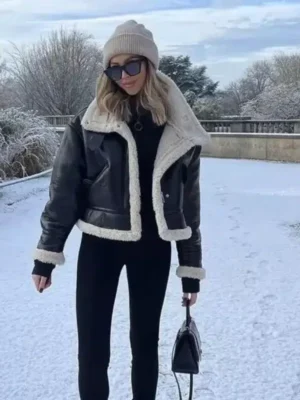 Manteau moumoute noir élégant et chaud : Alinéa