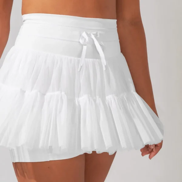 Jupe tulle courte blanche : Éliane