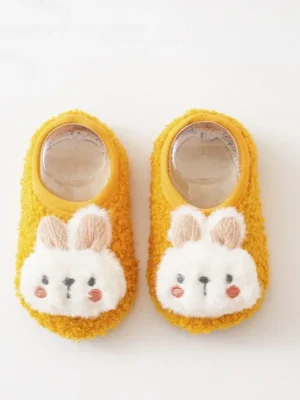 Chausson moumoute bébé motif lapin : Nino