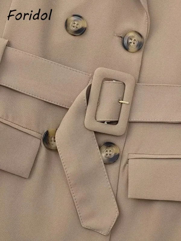 Robe tailleur sans manche élégante : Clara – Image 6