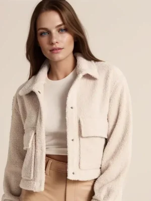 Veste intérieur moumoute élégante : Chloé
