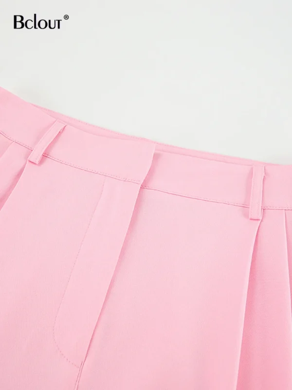 Pantalon palazzo rose chic et moderne : Élise – Image 5