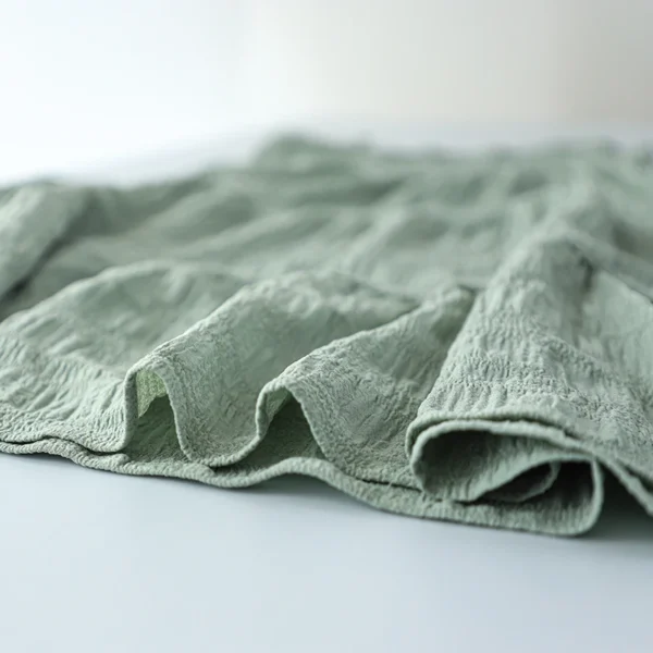 Robe de plage verte légère à bretelles : Alizée – Image 6