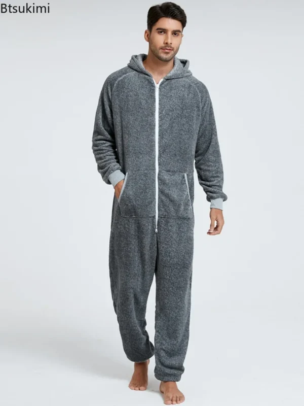 Grenouillère polaire homme au motif camouflage : Orion – Image 2