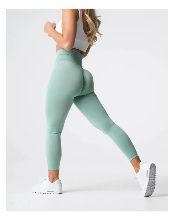 Leggings en spandex sans couture élastiques pour le fitness et crossfit sexy - confort et légèreté pour femme – Image 35