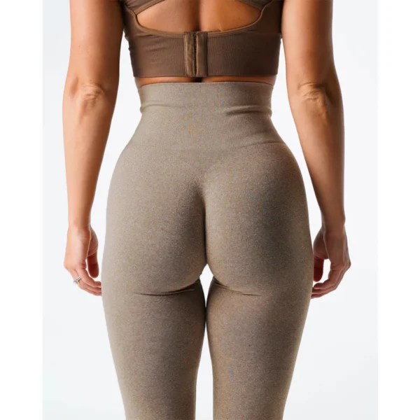 Leggings en spandex sans couture élastiques pour le fitness et crossfit sexy - confort et légèreté pour femme – Image 31