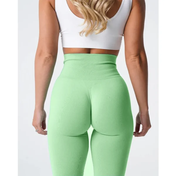 Leggings en spandex sans couture élastiques pour le fitness et crossfit sexy - confort et légèreté pour femme – Image 11