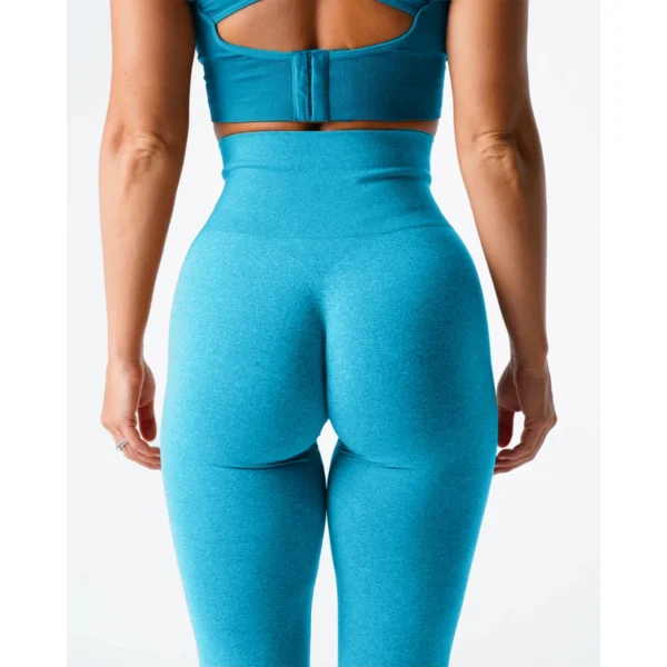 Leggings en spandex sans couture élastiques pour le fitness et crossfit sexy - confort et légèreté pour femme – Image 33
